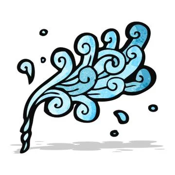 Water splash pattern Illustrazione stock