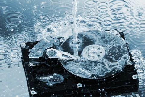 Water splash Foto stock