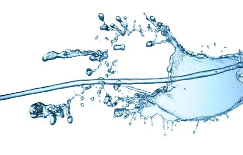Water splash Foto stock