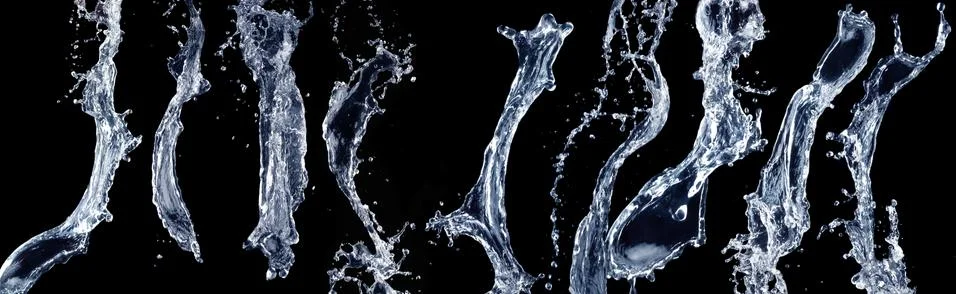 Water splash. Stock Photos