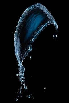 Water splash Foto stock
