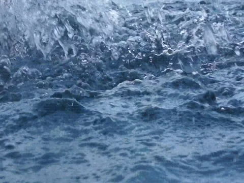 Water splash in pool Stock Footage 74513513