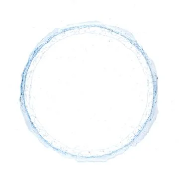 Water splash radial 3d rendering 3d illustration Stock Illustration