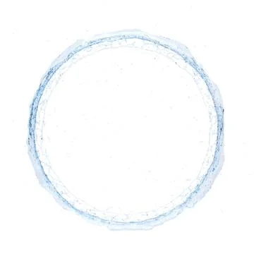 Water splash radial 3d rendering 3d illustration Stock Illustration