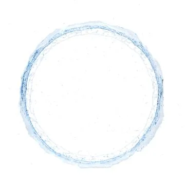 Water splash radial 3d rendering 3d illustration Stock Illustration