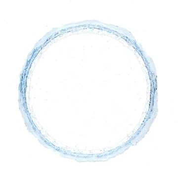 Water splash radial 3d rendering 3d illustration Illustrazione stock