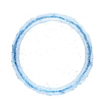 Water splash radial 3d rendering 3d illustration Stock Illustration