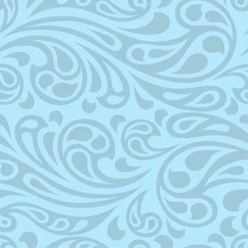 Water splash seamless waves abstract pattern Stock Illustration