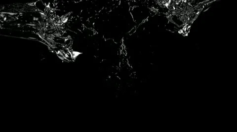Water splash simulation Video stock 10728654