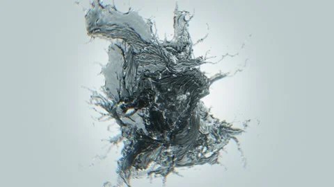 Water Splash Slow Motion Background Video stock 240102726