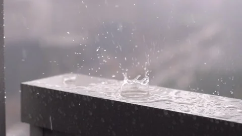 Water Splash Slow Motion Drip 1 Stock Footage 127907548