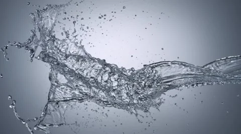 Water splash, Slow Motion Stock Footage