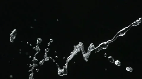 Water splash, Slow Motion Stock Footage 12549618