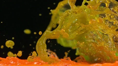 Water splash, Slow Motion Stock Footage 12553971