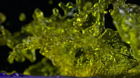 Water splash, Slow Motion Stock Footage 12553989