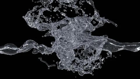 Water Splash Slow motion Video stock 138146926