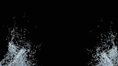 Water Splash Slow-Motion Stock Footage 191548860