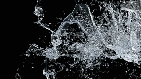 Water Splash Slow-Motion Stock Footage 199225912