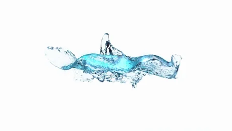 Water splash slowmotion 動画素材 124187472