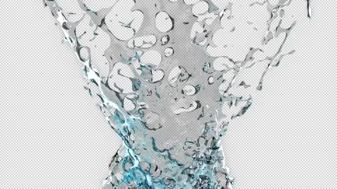 Water Splash Transparent Alpha Channel Video stock 149042950