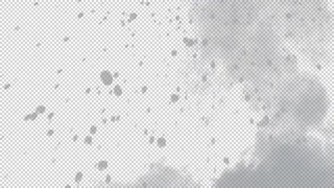 Water Splash on Transparent Background Stock Footage 144201351