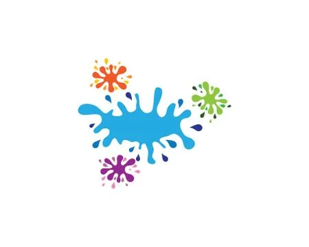 Water splash vector icon Stock Illustration