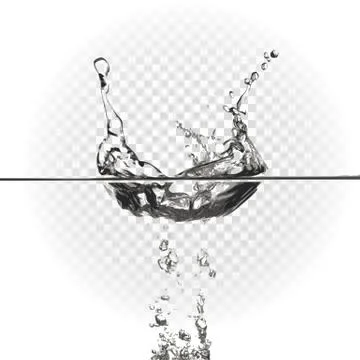 Water splash, vector illustration Stock Illustration