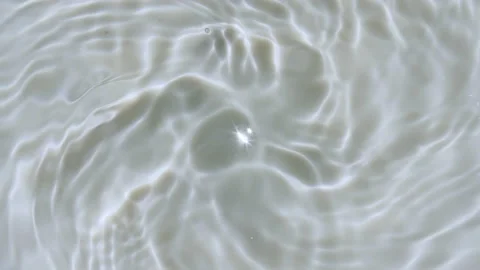 Water splash. Water Drop Creating Ripple. Pure water with reflections sunlight Video stock 164285147