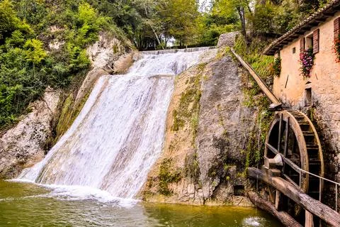 Water Splash Waterfall Foto stock