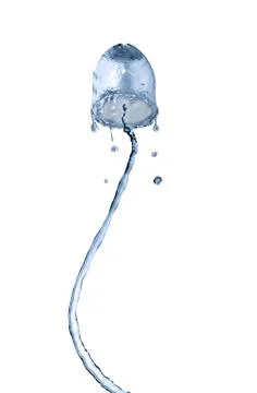 Water Splash On White Stock Photos