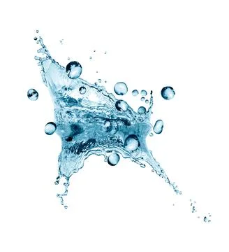 Water Splash On White Stock Photos