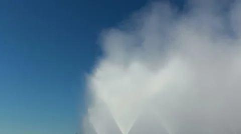 Water splashed against the sky Stock Footage 47000689