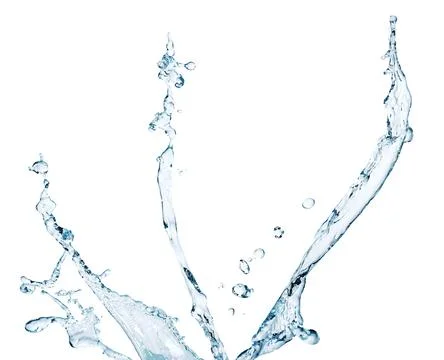 Water splashes and drops Stock Photos