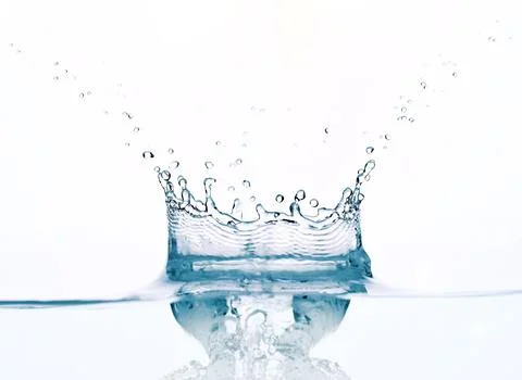 Water splashes and drops Stock Photos