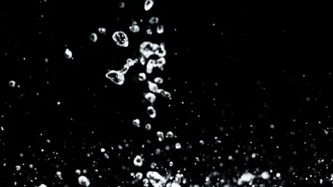 Water Splashes In And Out Of Focus - 49 Stockbeeldmateriaal 70002140