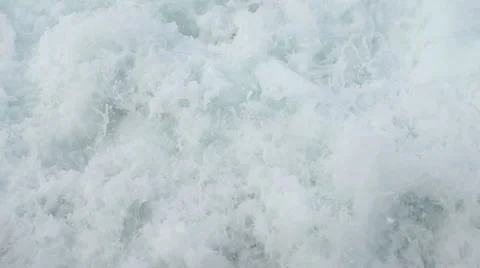Water splashes at the back of a boat Video stock 59086544