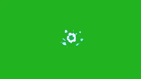 Water Splashes Effect | Clean Transparent Motion Background Stock Footage 316028322
