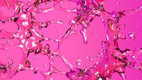 Water Splashes On Gradient Background イラスト素材