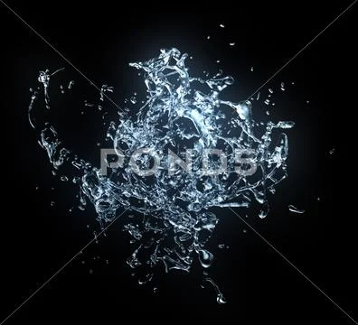 Water splashes Stock Illustration