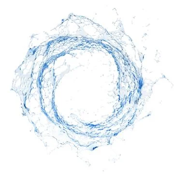 Water splashes Stock Illustration