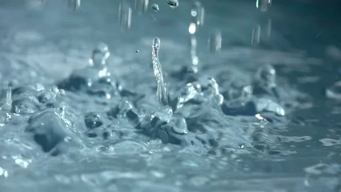 Water splashes. Slow motion 库存影片 80080929