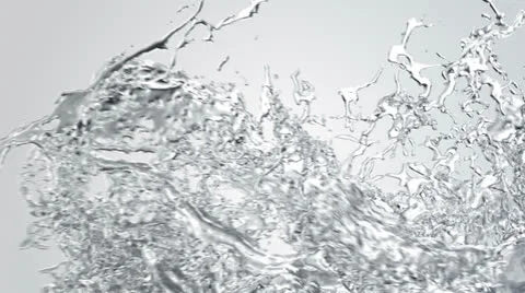 Water Splashing + alpha matting Vídeos de archivo 24135033