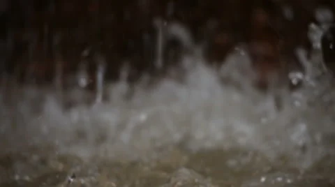 Water splashing close up Vidéo 999604