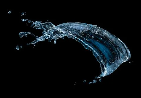 Water splashing Stock Illustration
