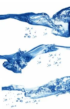 Water splashing Stock Photos