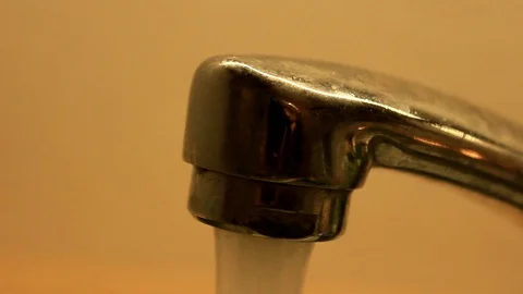 Water splashing from pipe Stock Footage 86414471