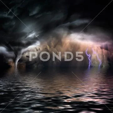 Water spout Stock Illustration