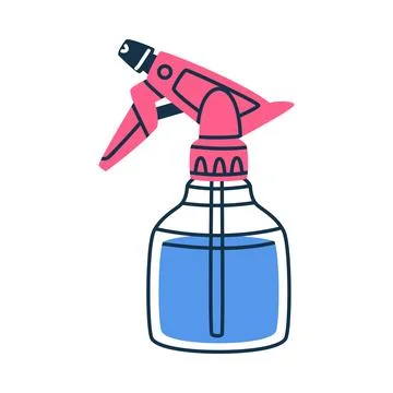 Spray Bottle Drawing Stock Vector (Royalty Free) 50561827