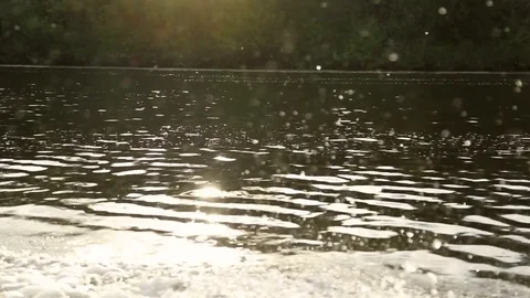 Water spray flow stream Stock Footage 78717887