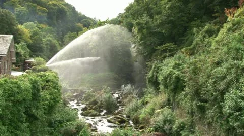 Water Spray Stock Footage 18174256